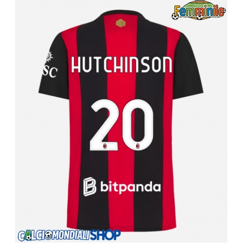 Maglie da calcio AC Milan Omari Hutchinson #20 Prima Maglia Femminile 2026-27 Manica Corta
